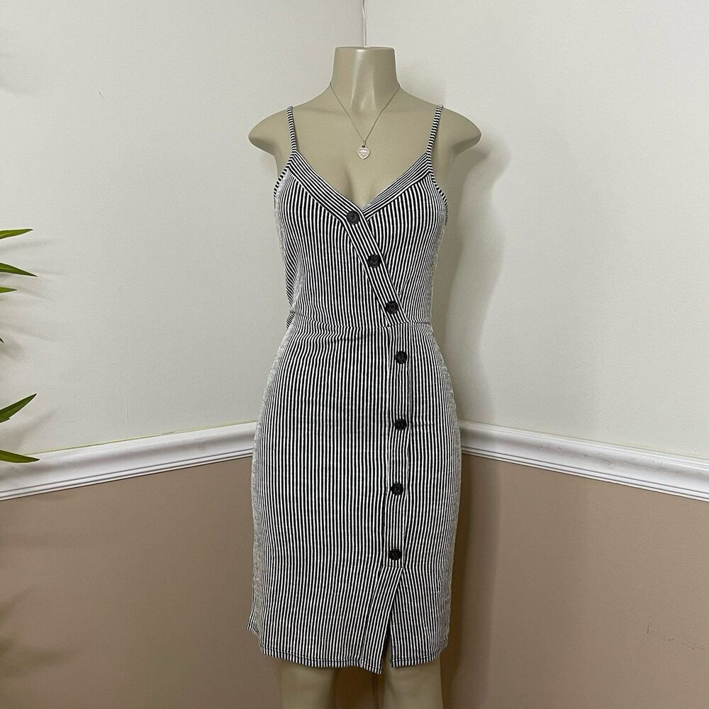 Caution to the Wind Women's Stripe Casual Dress